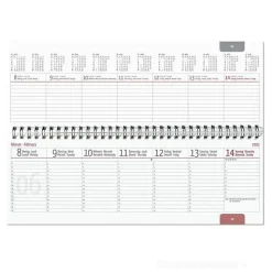 Agenda planner 12 mesi settimanale da tavolo 2022 Blue
