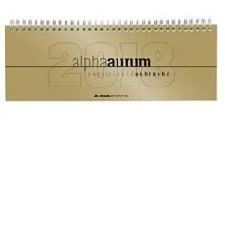 Agenda Planning settimanale Alpha Aurum 2018