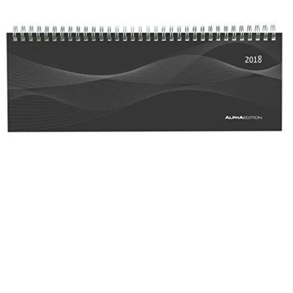 Agenda Planning settimanale Nera 2018