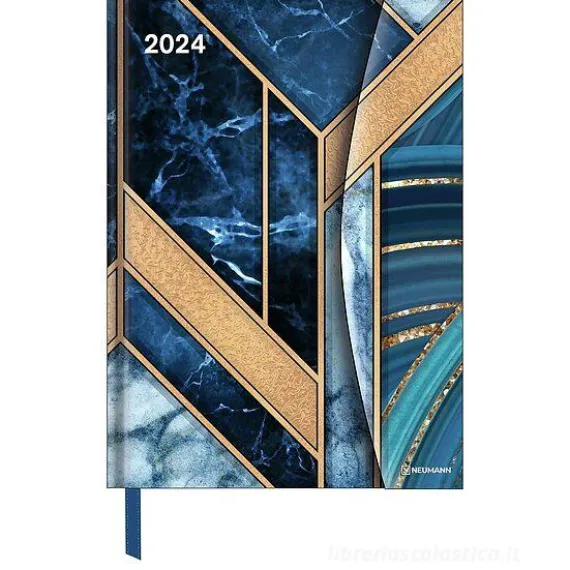 Agenda settimanale 2024 Art Deco Magneto Diary cm 16x22