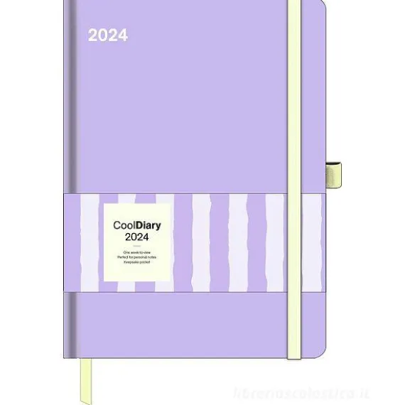 Agenda settimanale 2024 Cool Diary Lavender cm 16x22