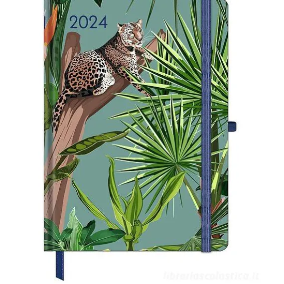 Agenda settimanale 2024 GreenLine Diary Jungle cm 16x22