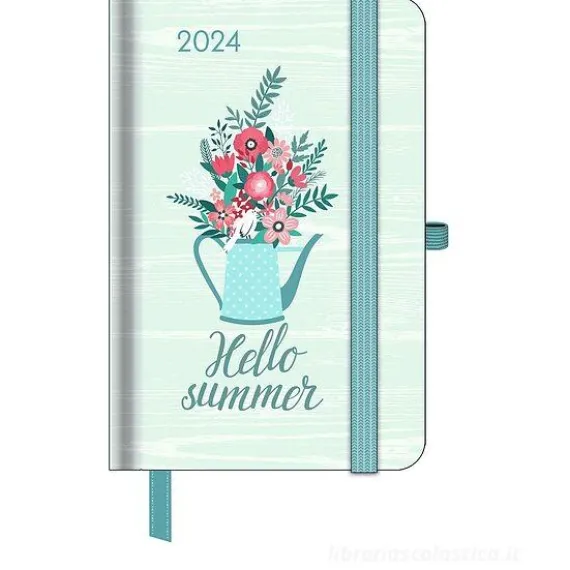 Agenda settimanale 2024 GreenLine Diary Happy Vibes cm 10x15