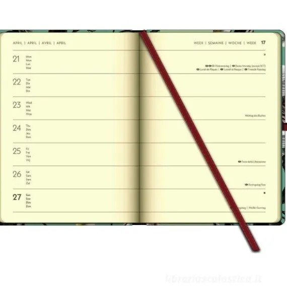 Agenda settimanale 2025 GreenLine Diary Jungle cm 16x22