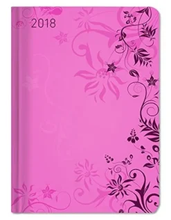 Agenda settimanale Ladytimer 2018 Pink Flowers
