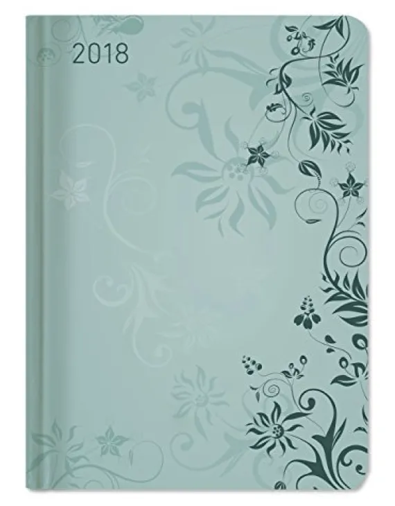 Agenda settimanale Ladytimer 2018 Turquoise Flowers
