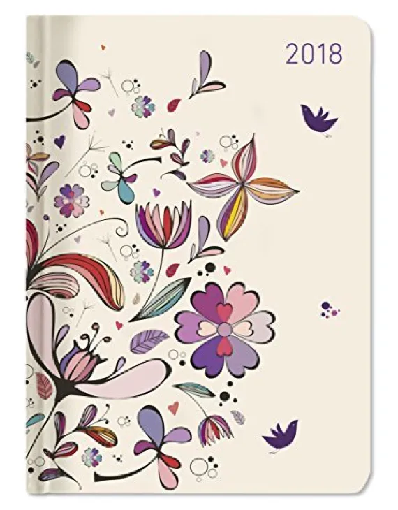 Agenda settimanale Ladytimer 2018 Flower Art