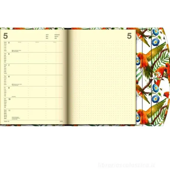 Agenda settimanale 2025 Magneto Diary Jungle cm 16x22
