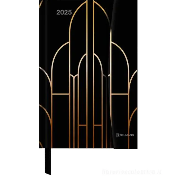 Agenda settimanale 2025 Magneto Diary Art Deco cm 10x15