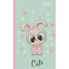 Agenda settimanale 12 mesi 2025 Ladytimer Slim Cutie