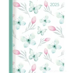 Agenda settimanale 12 mesi 2025 Lady Journal Butterfly