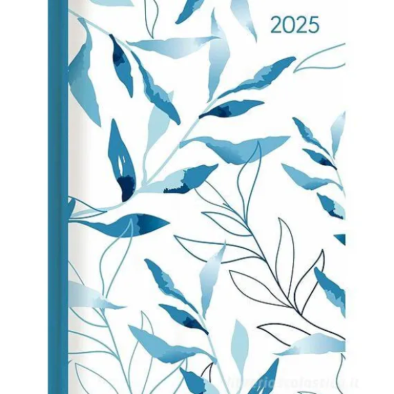 Agenda settimanale 12 mesi 2025 Ladytimer Leaves
