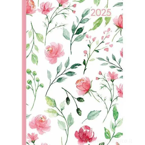 Agenda settimanale 12 mesi 2025 Ladytimer Mini Roses
