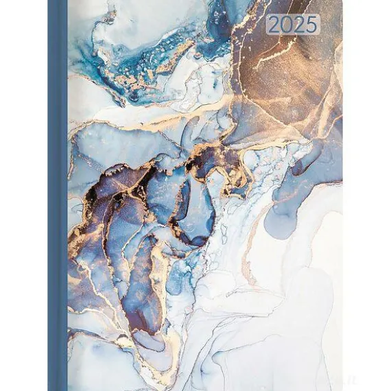 Agenda settimanale 12 mesi 2025 Ladytimer Marble