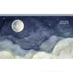 Agenda settimanale 12 mesi 2025 Ladytimer Pad Moon