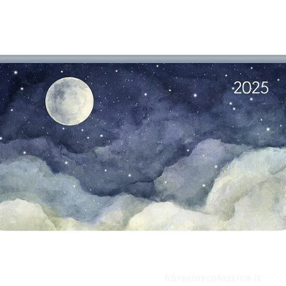 Agenda settimanale 12 mesi 2025 Ladytimer Pad Moon