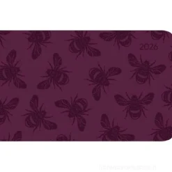 Agenda settimanale 12 mesi 2026 Ladytimer TO GO Deluxe Purple cm 15x8,7