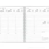 Agenda settimanale 12 mesi 2025 Ladytimer spiralata Oriental cm 15x21