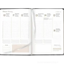 Agenda settimanale 12 mesi 2025 Lady Journal Cat