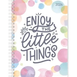 Agenda settimanale 12 mesi 2025 Ladytimer spiralata Little Things cm 15x21