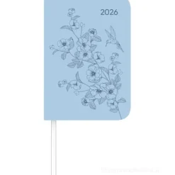 Agenda settimanale 12 mesi 2026 Lady Journal Mini Deluxe Sky cm 8x11,5
