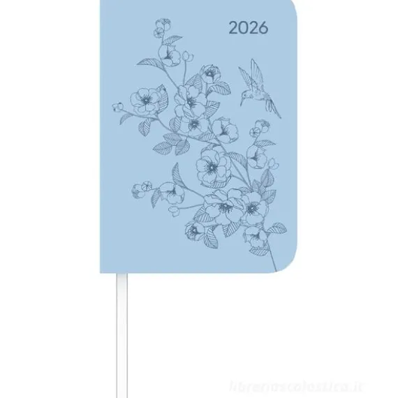 Agenda settimanale 12 mesi 2026 Lady Journal Mini Deluxe Sky cm 8x11,5