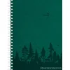 Agenda settimanale 12 mesi 2026 spiralata Nature Line Forest cm 15x21