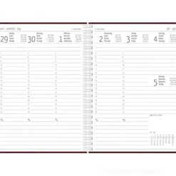 Agenda settimanale 12 mesi 2026 spiralata Nature Line Flower cm 15x21