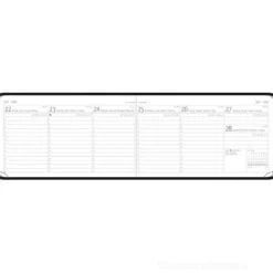 Agenda settimanale 12 mesi 2026 Timer TO GO Deluxe Tucson nero cm 15x8,7