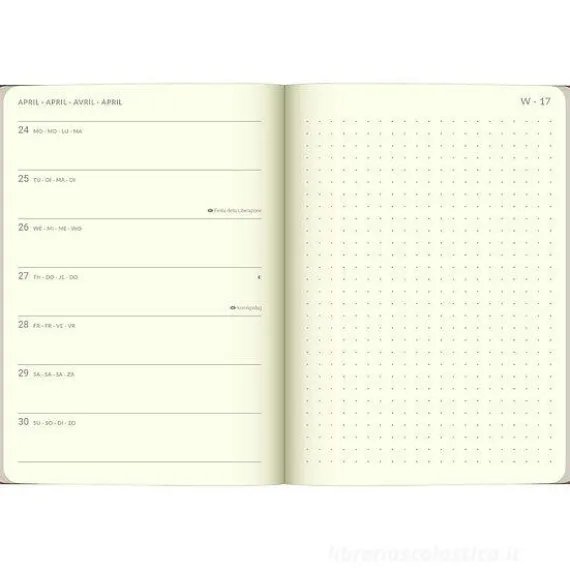 Agenda settimanale 2024 Midi Flexi Diary EarthLine Berry cm 12x17