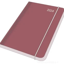 Agenda settimanale 2024 Midi Flexi Diary EarthLine Berry cm 12x17