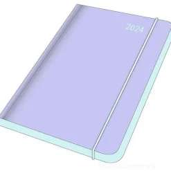Agenda settimanale 2024 Midi Flexi Diary EarthLine Translucent cm 12x17