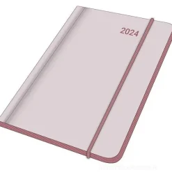 Agenda settimanale 2024 Mini Flexi Diary EarthLine Berry cm 8x11,5