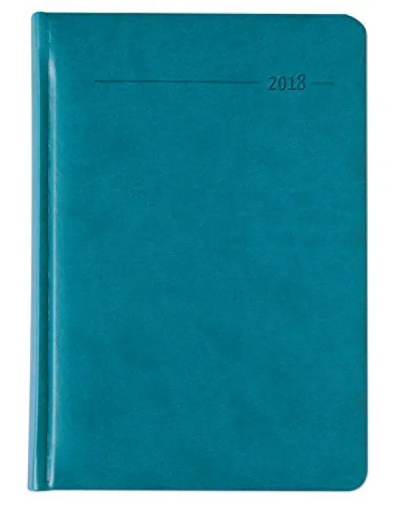 Agenda settimanale spiralata Tucson Turchese 2018