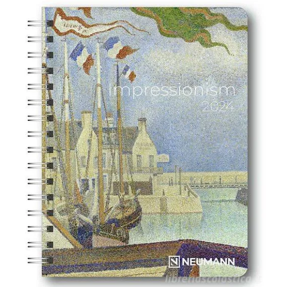Agenda settimanale spiralata 2024 Impressionism Diary cm 16,5x21,6