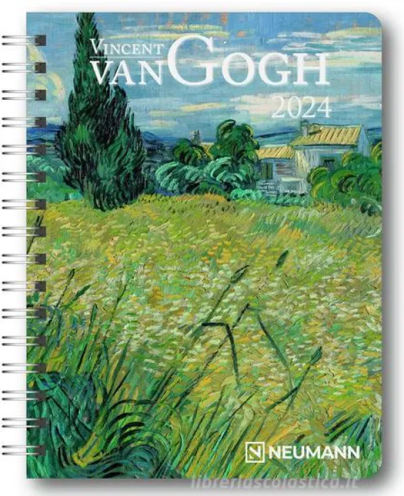 Agenda settimanale spiralata 2024 Vincent van Gogh Diary cm 16,5x21,6