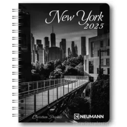 Agenda settimanale spiralata 2025 New York Diary cm 16,5x21,6
