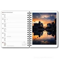 Agenda settimanale spiralata 2025 Paris Diary cm 16,5x21,6