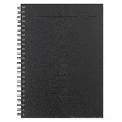 Agenda 2019 spiralata settimanale 12 mesi Balacron Black