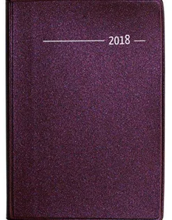 Agenda tascabile settimanale Rosso Metallizzato 2018