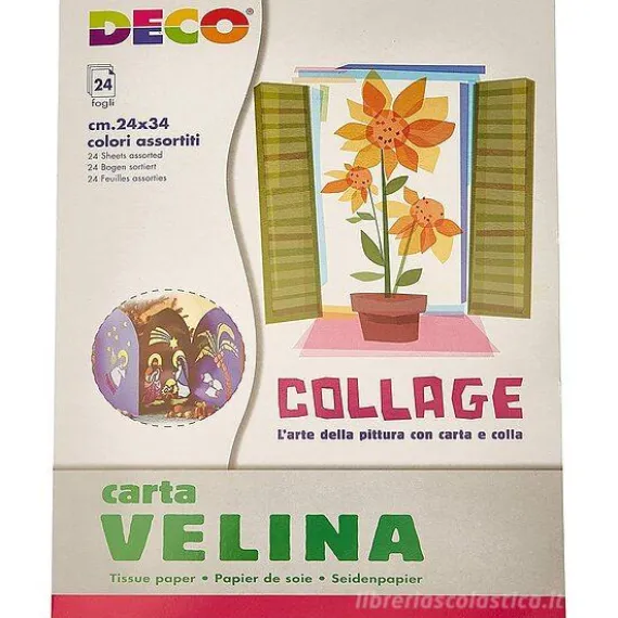 Album Carta Velina 24 fogli 23x34 col. Ass (CWR964)