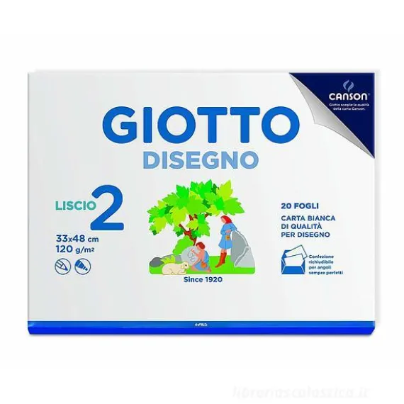 Album da disegno 20 fogli lisci Giotto 2