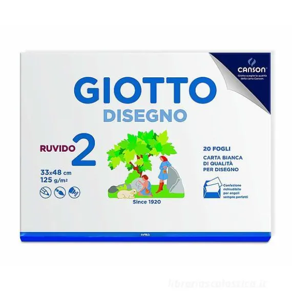 Album da disegno 20 fogli ruvidi Giotto 2
