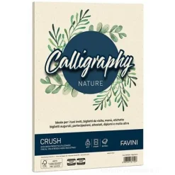 Album 50 fogli bianchi ruvidi formato A4 90 gr Calligraphy Nature