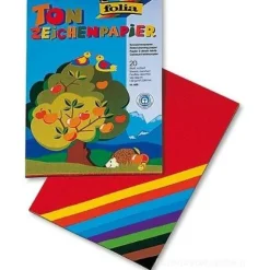 Album Folia 20 fogli A4 in cartoncino (colori assortiti)