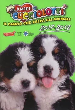 Amici Cucciolotti 2018. Diario 12 mesi verde