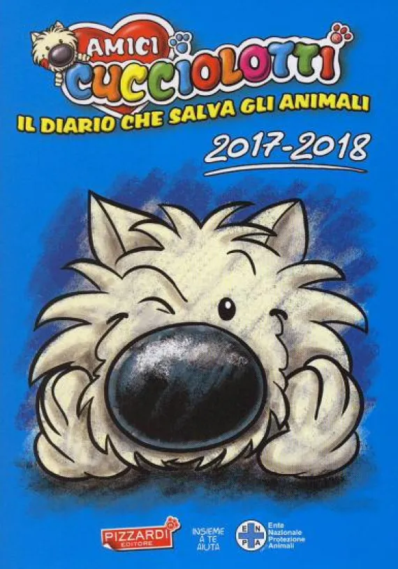 Amici Cucciolotti 2018. Diario 12 mesi azzurro