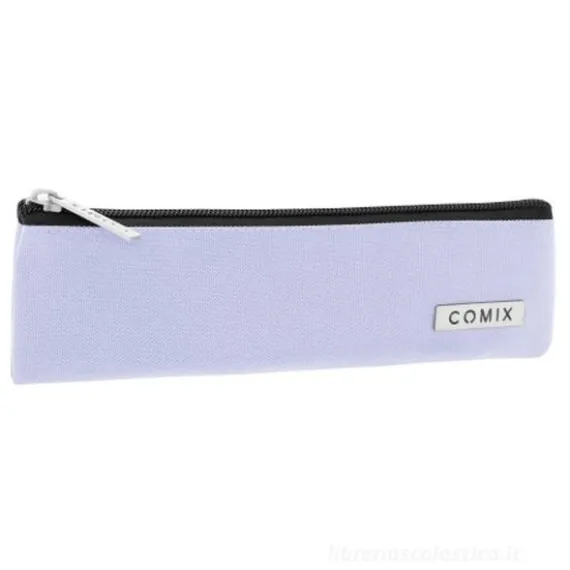 Astuccio Comix 2 penne Monocolore Dusty Blue