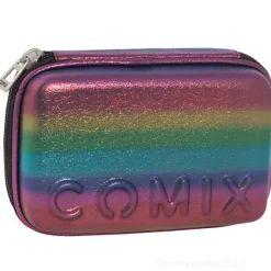 Astuccio completo maxi zip Comix Rainbow Purple