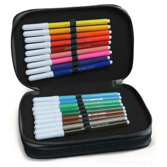 Astuccio completo Neon Milano Reflex blu